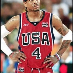 Allen Iverson USA Olympic Authentic Jersey